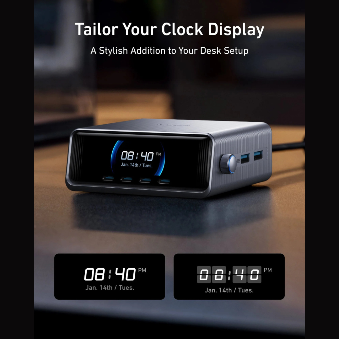 Anker Prime Charger (250W, 6 Ports, GaNPrime) — Desktop Charging Station