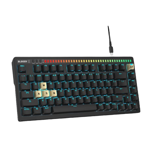 Bloody AT75 Alpha Optical Switch Mechanical Keyboard Black