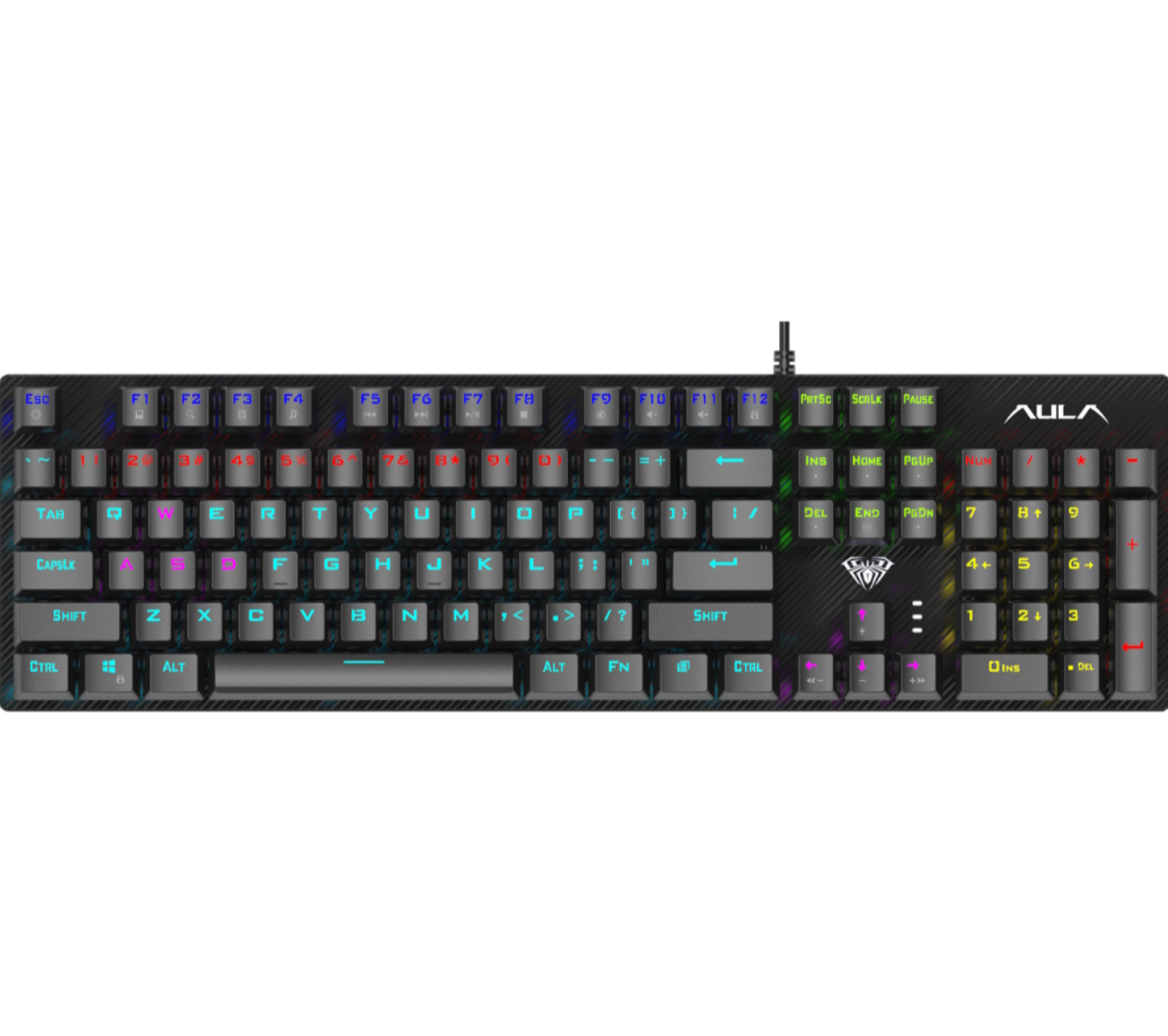 AULA Mechanical Gaming Wired Keyboard S2022 - RGB Backlit
