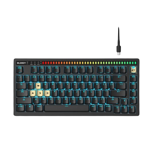 Bloody AT75 Alpha Optical Switch Mechanical Keyboard Black