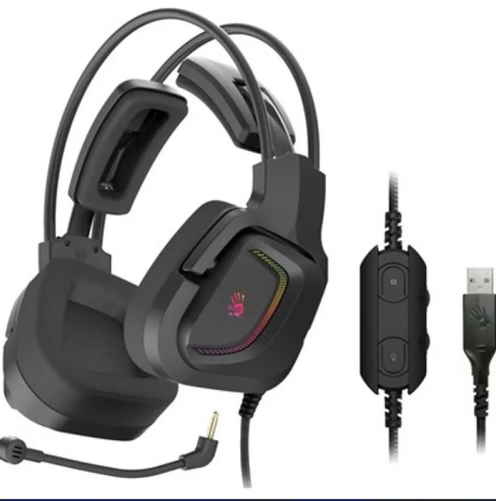 Bloody G575 Pro 7.1 Virtual Surround Sound Gaming Headphone USB with RGB accent and inline controls