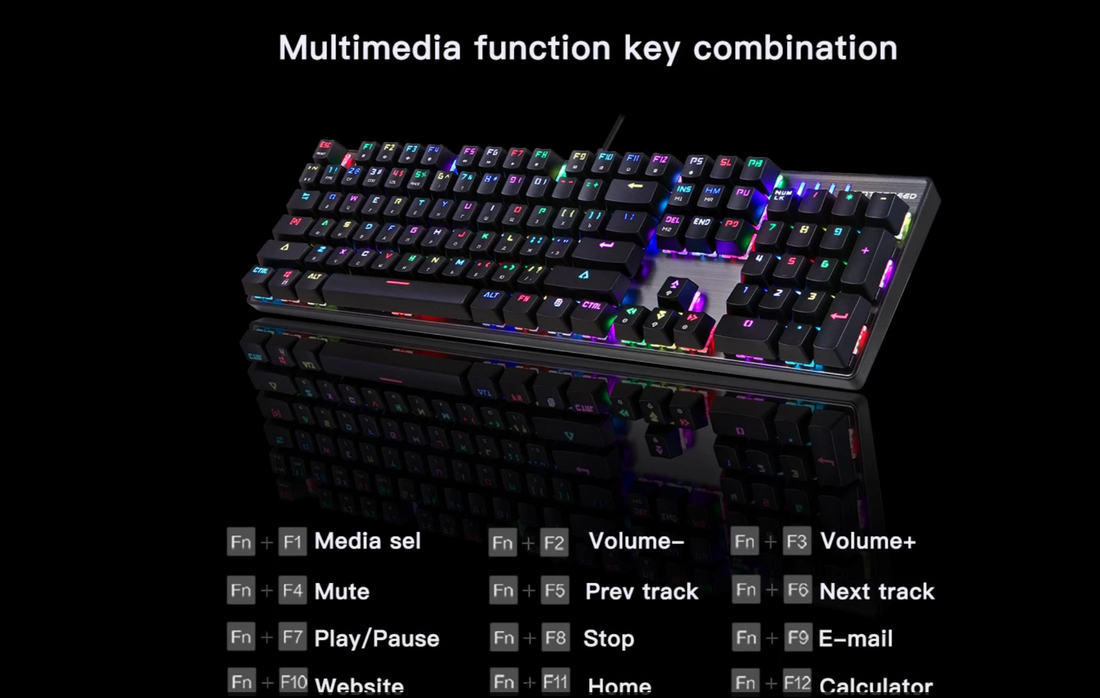 Motospeed CK104 Mechanical RGB Gaming Keyboard