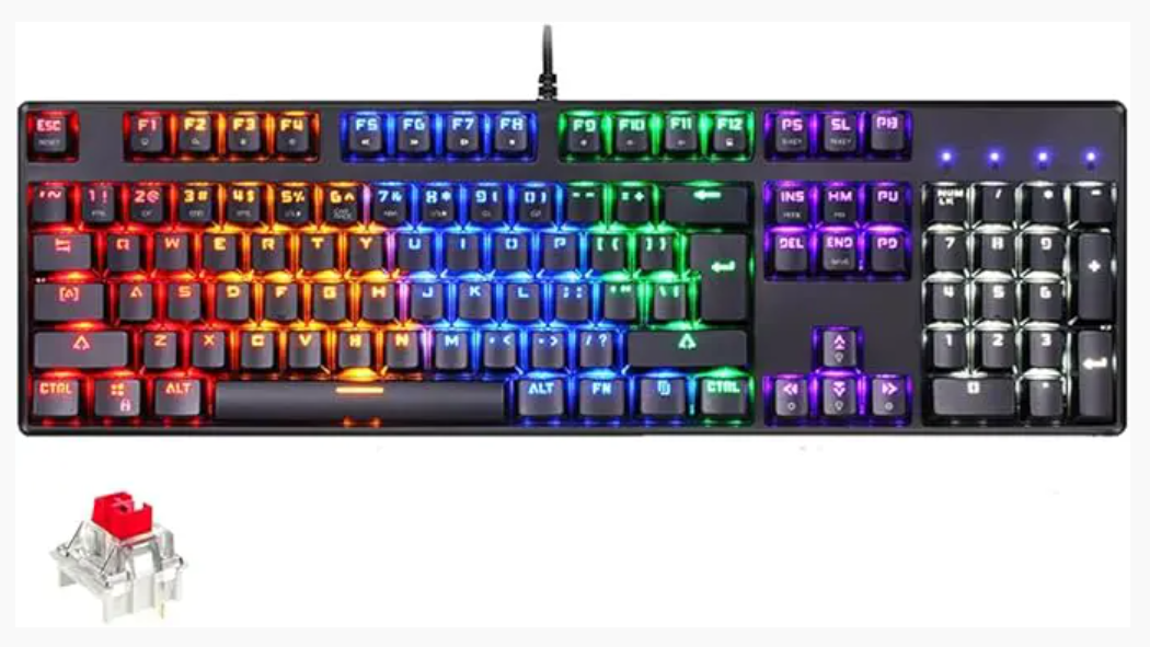 Mechanical Motospeed CK107 RGB Gaming Keyboard