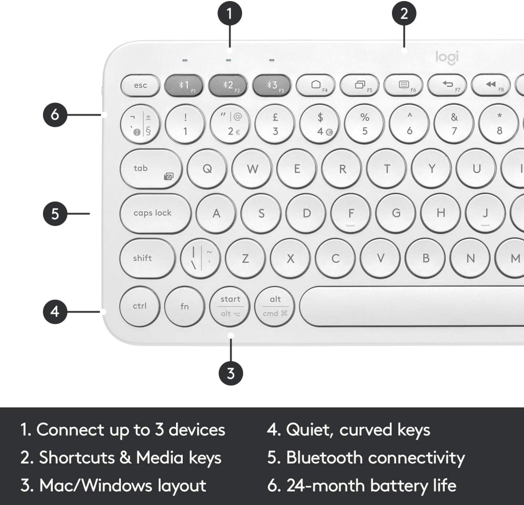 Logitech K380 Multi-Device Bluetooth Keyboard