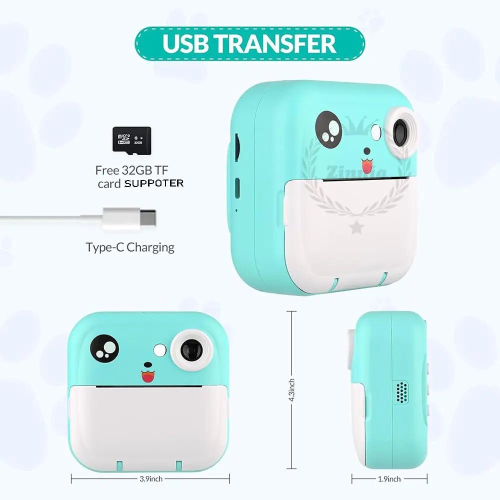 Mini Pocket Instant Camera Printer - Toynix