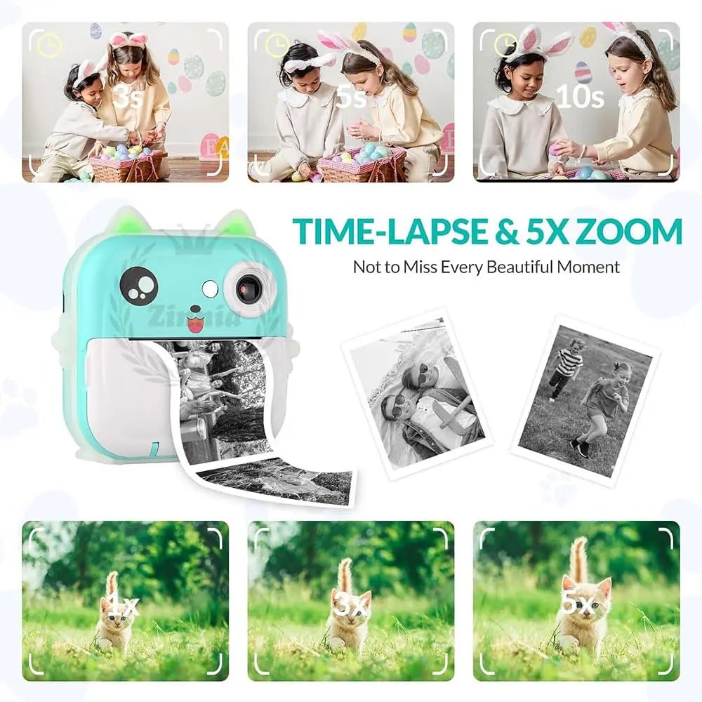 Mini Pocket Instant Camera Printer - Toynix