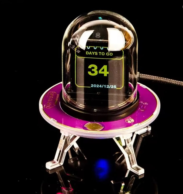 GeekMagic UFO-CLOCK WiFi Weather Station RGB Desk Clock