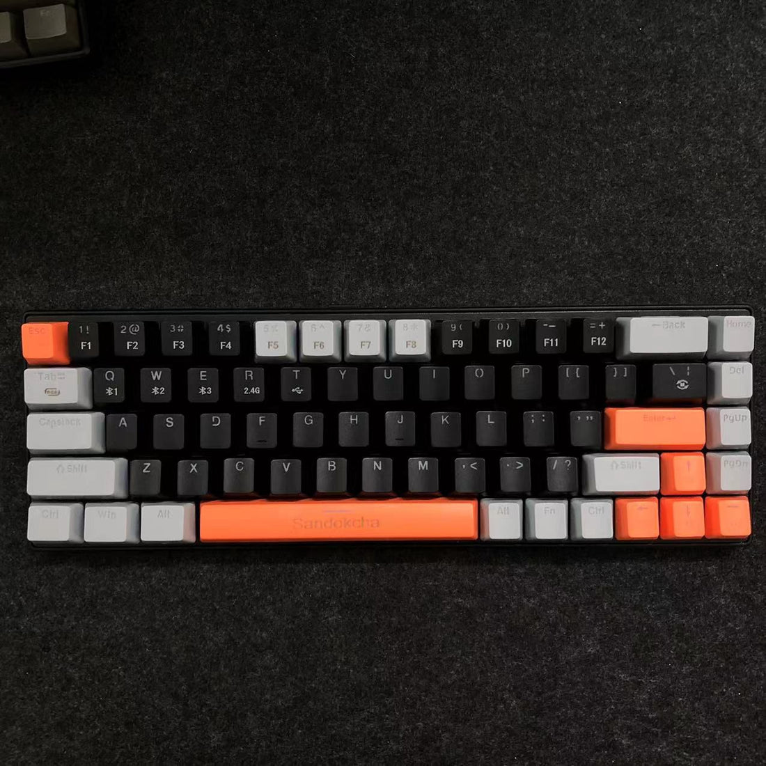 Wireless Mechanical Keyboard for Gaming & Work – Tri-Mode, RGB, Rechargeable