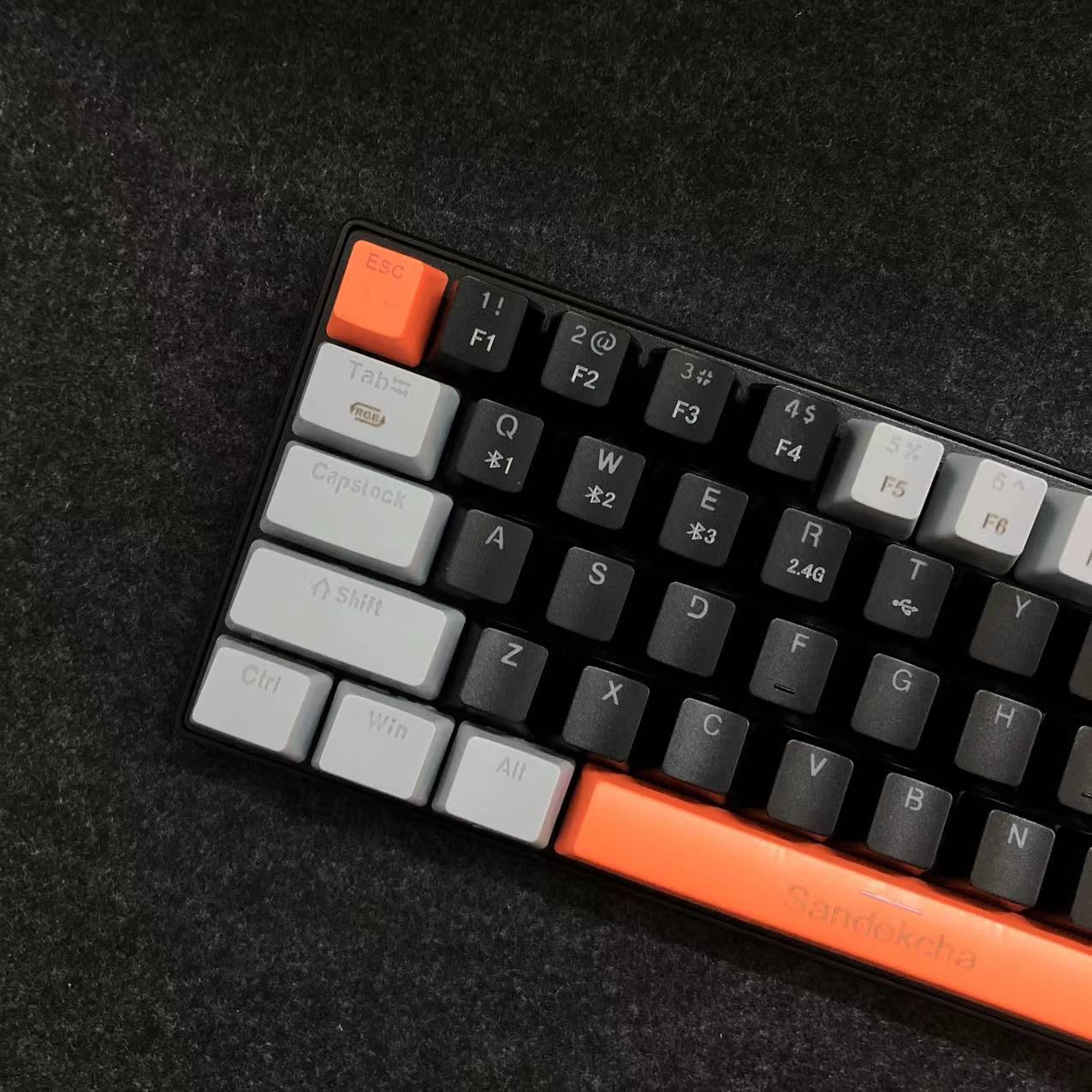Wireless Mechanical Keyboard for Gaming & Work – Tri-Mode, RGB, Rechargeable