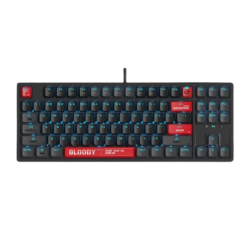 Bloody AT87 Alpha Optical Switch Mechanical Keyboard Bloody Red