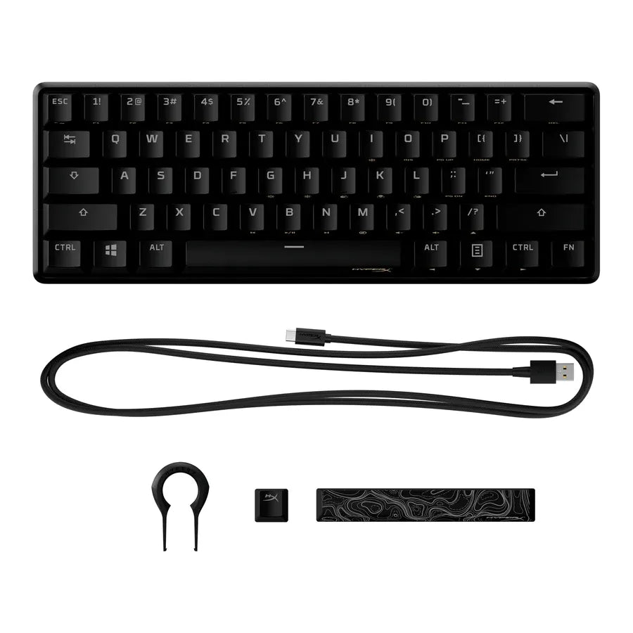 HyperX Alloy Origins 60 Mechanical Gaming Keyboard 60% Compact Size Aqua Switches