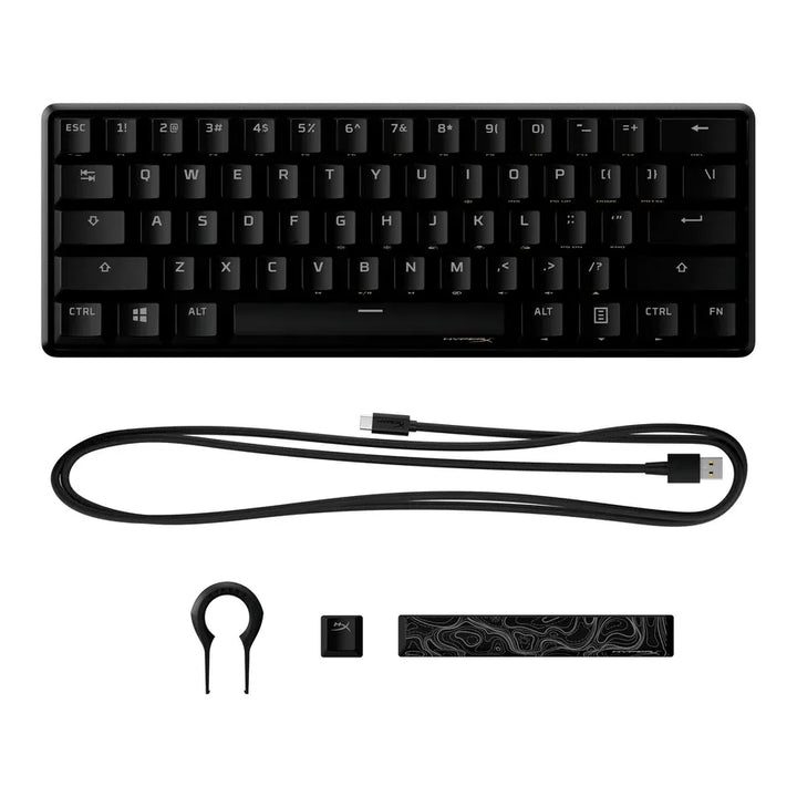 HyperX Alloy Origins 60 Mechanical Gaming Keyboard 60% Compact Size Aqua Switches