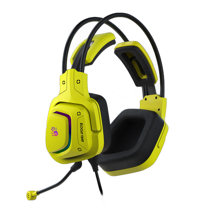 Bloody G575 Virtual 7.1 Surround Sound USB Gaming Headset – Punk Yellow