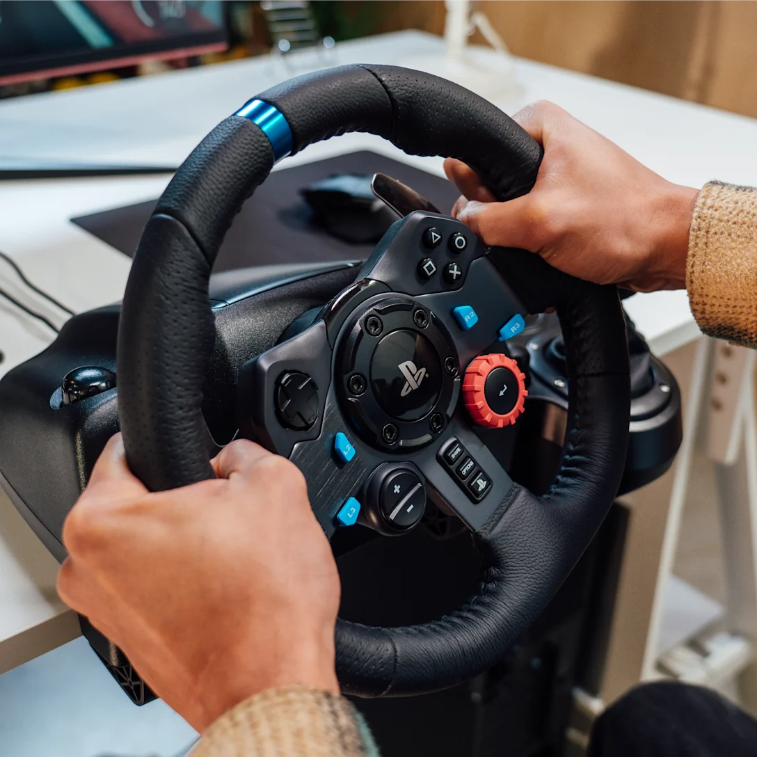 Logitech G29 Driving Force Racing Wheel For PlayStation PS5, PS4, PS3, PC