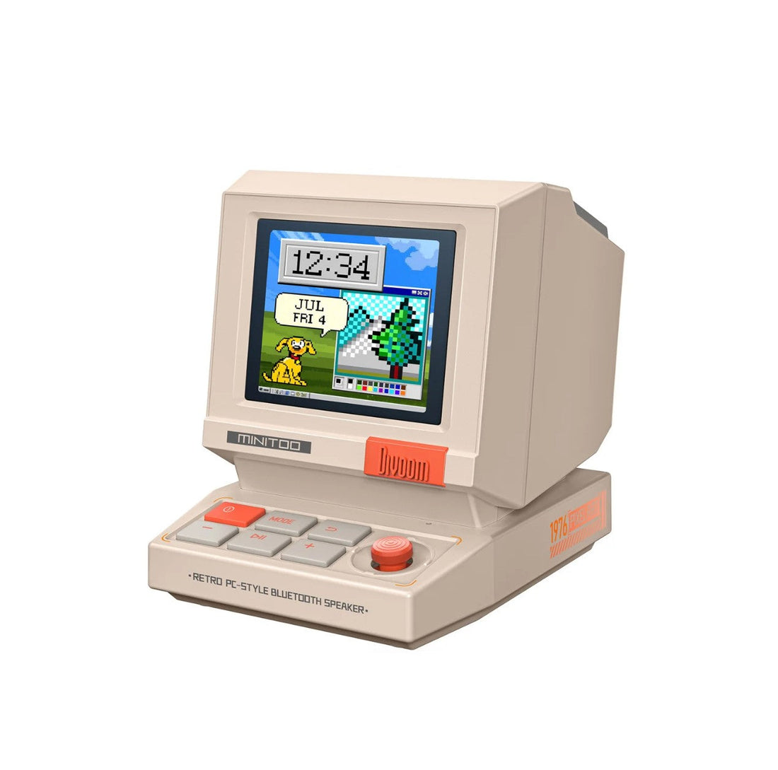 Divoom MiniToo Retro Bluetooth Speaker with Pixel Display